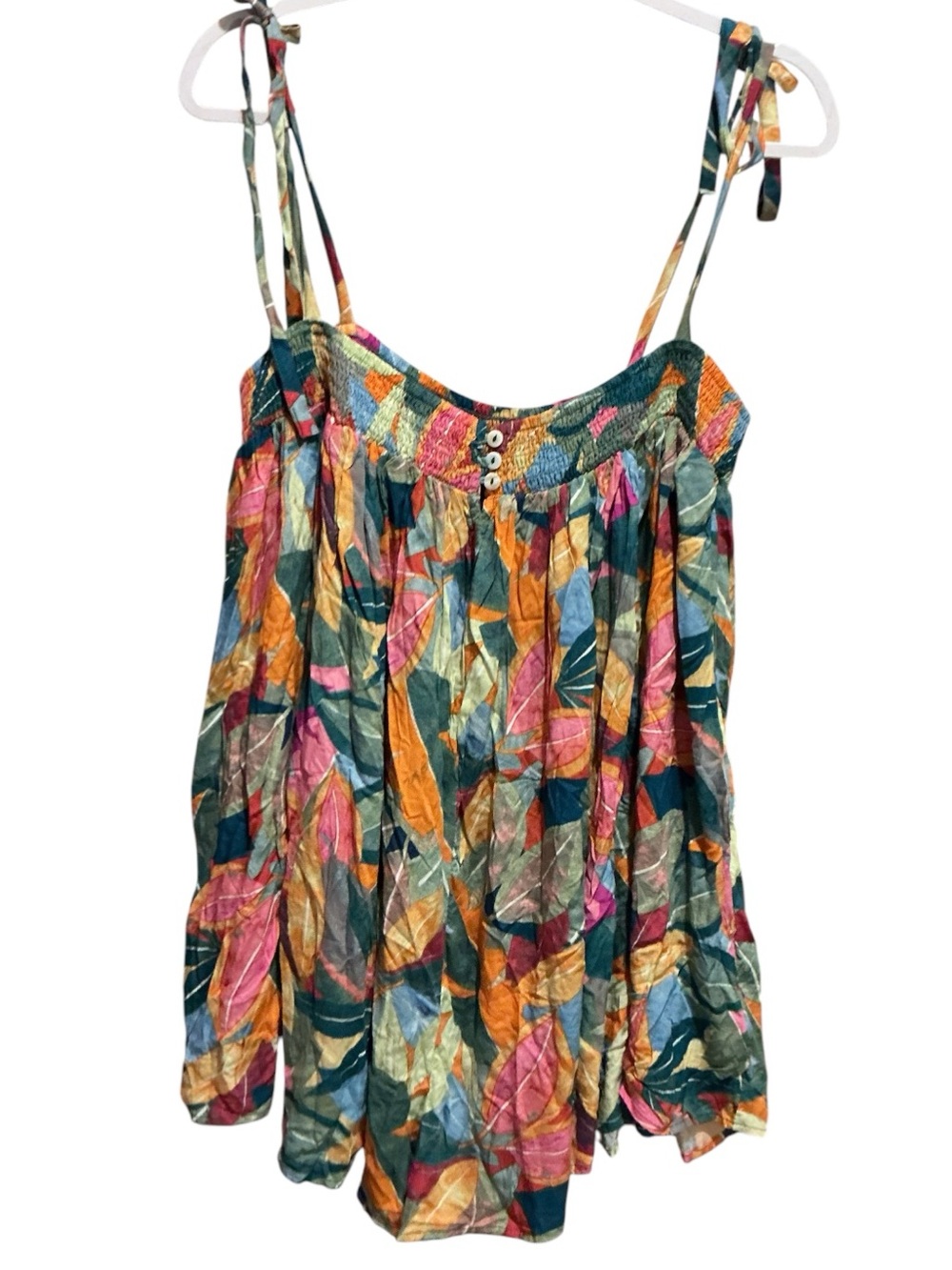 NWT Meritti Paisley Floral Lightweight Romper